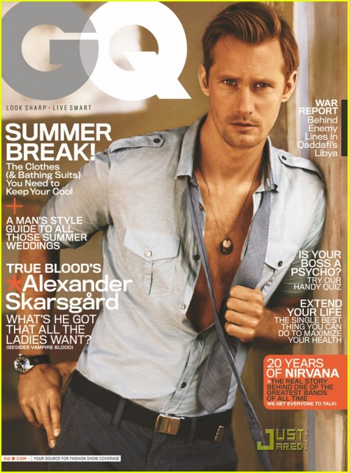 Le mec du jour: Alexander Skarsgard pour GQ!