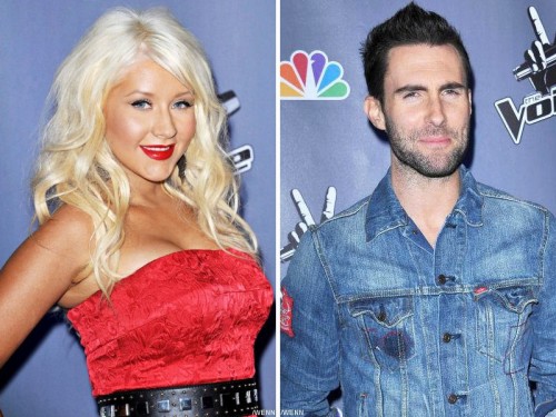 Christina Aguilera, Adam Levine