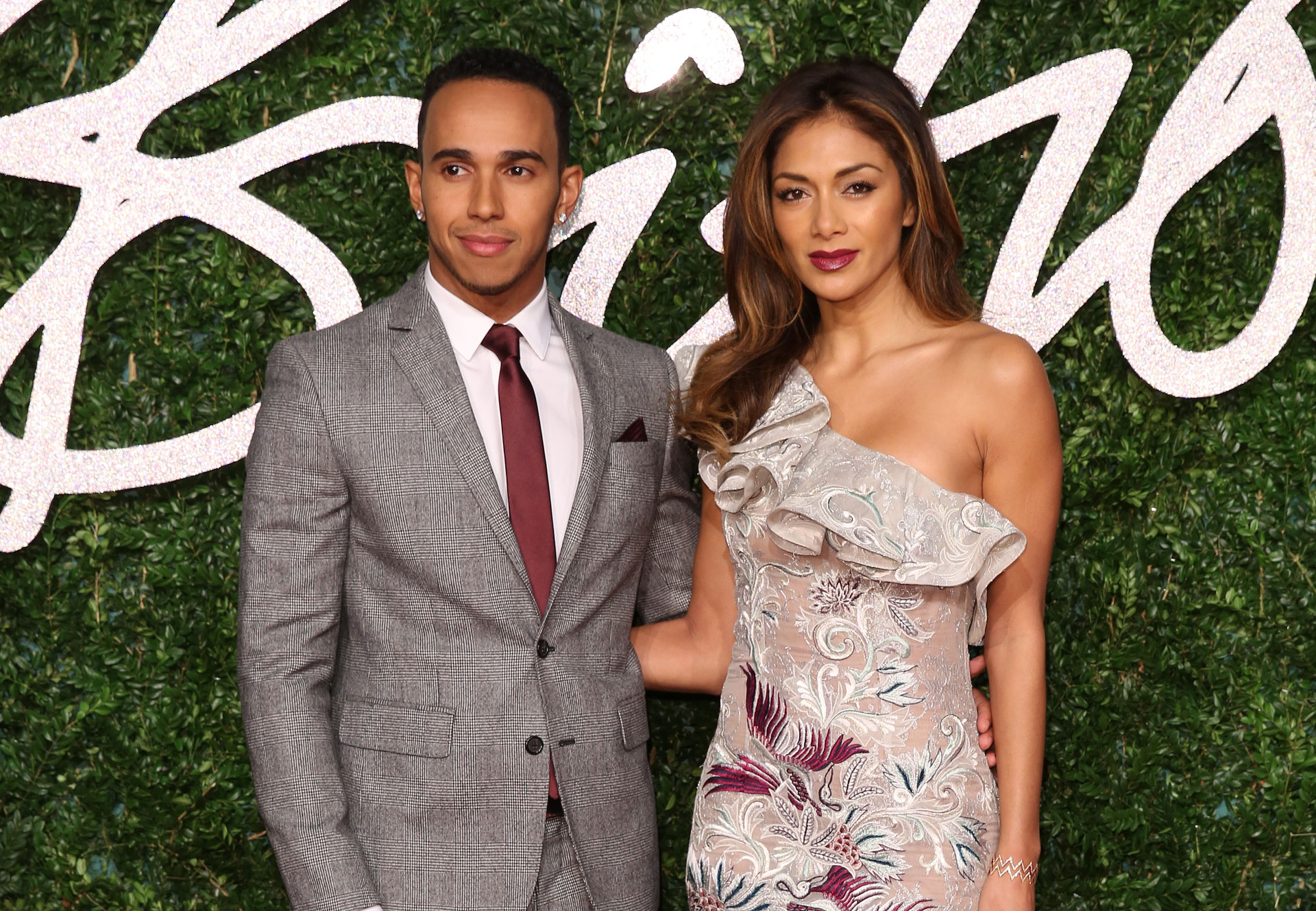 Nicole Scherzinger et Lewis Hamilton