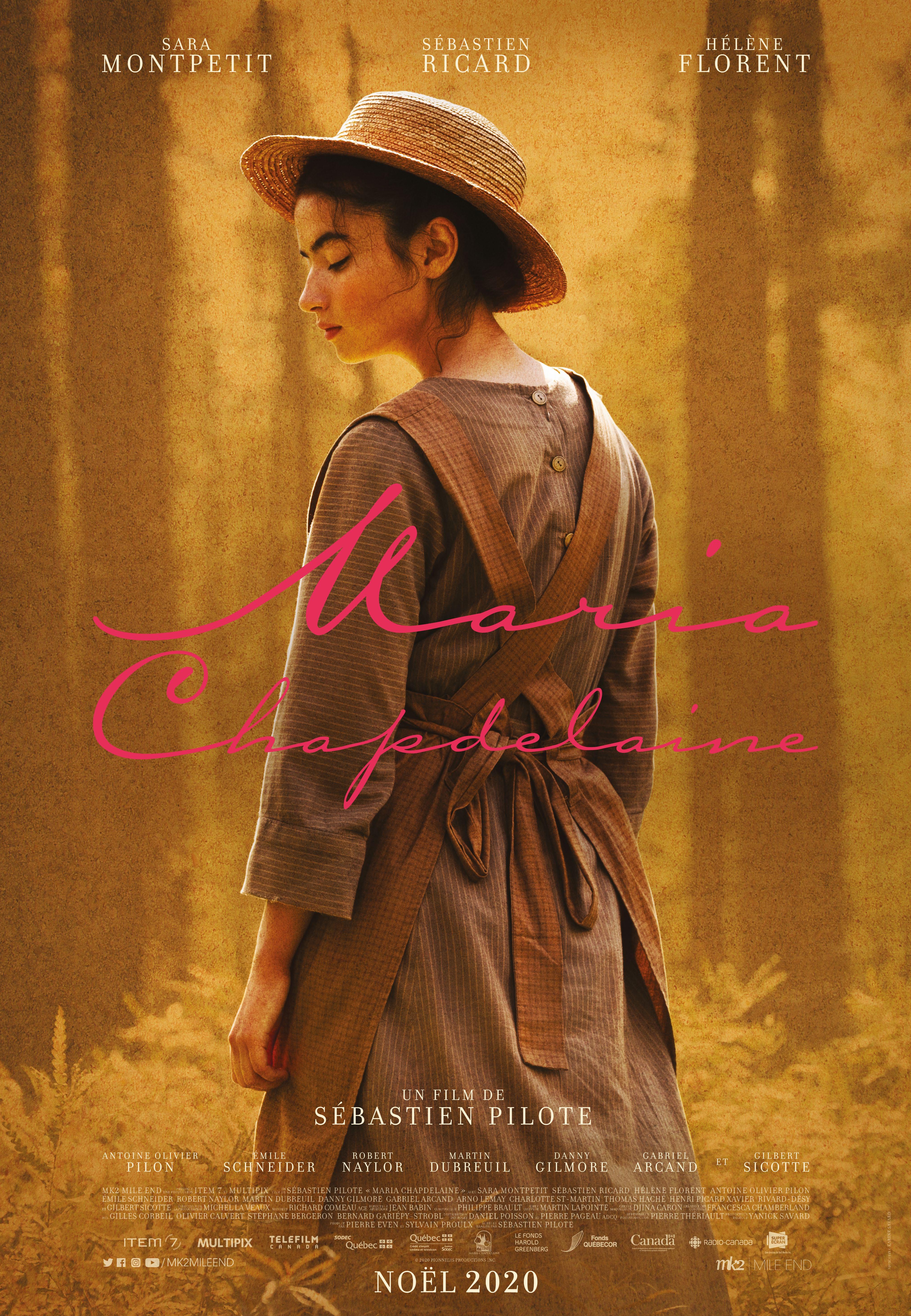 La premiÃ¨re affiche du film de Maria Chapdelaine