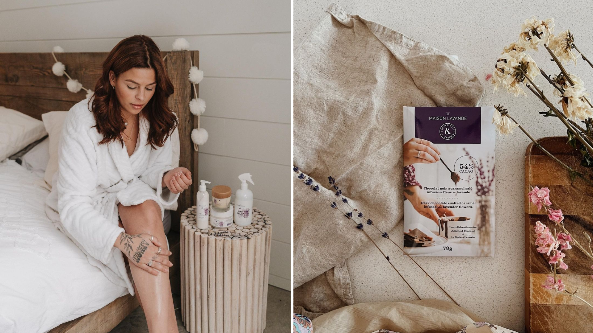 Une palette Maison Lavande X Juliette & Chocolat