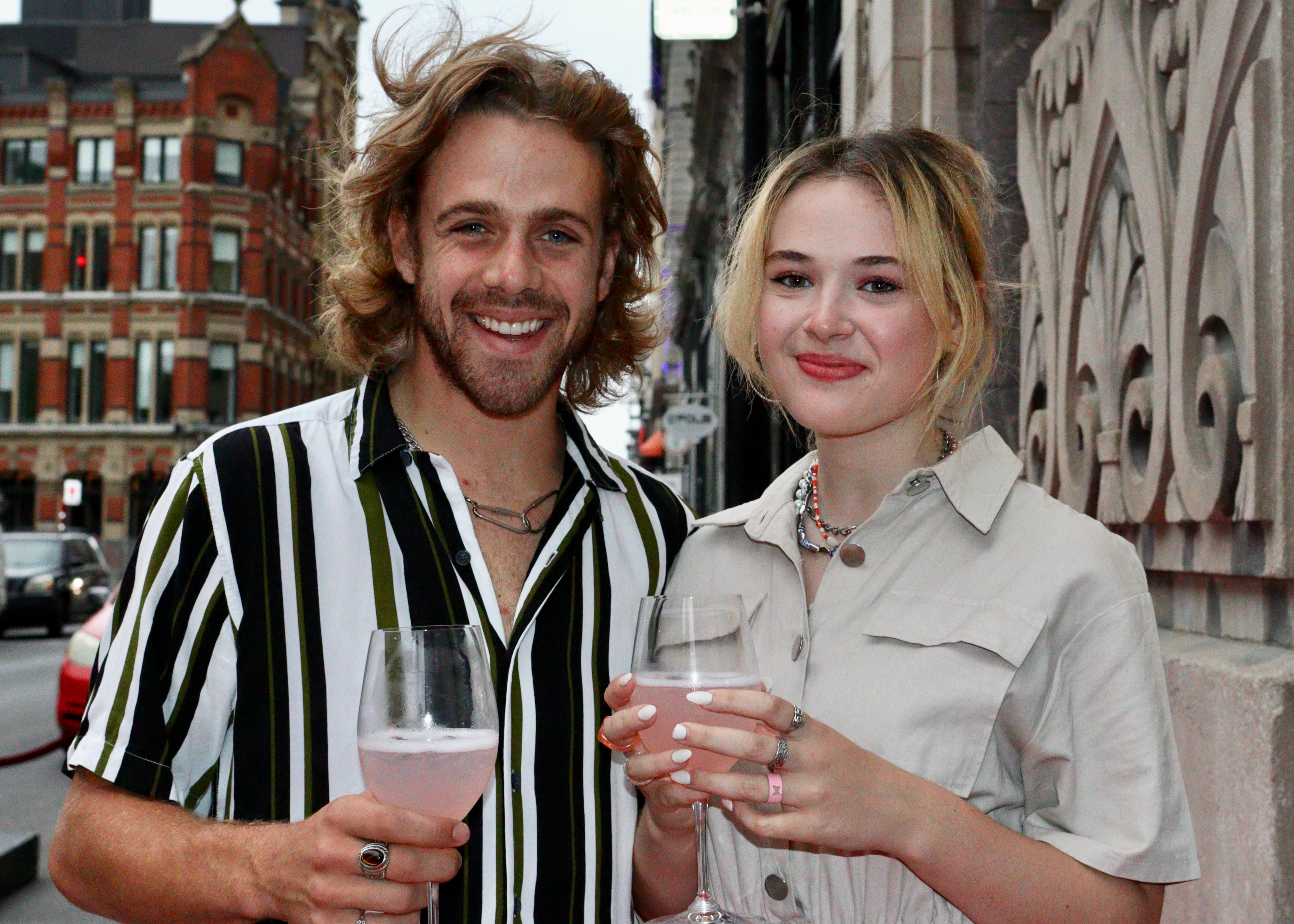 Maxime Gibeault et une amie