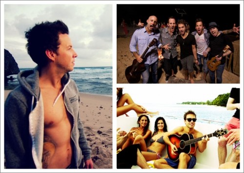 Simple Plan – Des photos du tournage de Summer Paradise avec Sean Paul