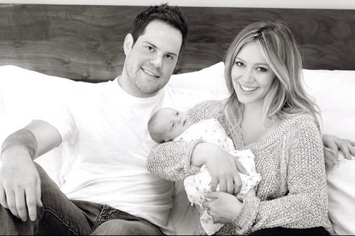 Hilary Duff publie une première photo de famille