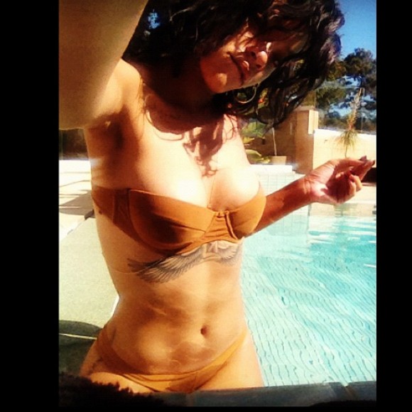Rihanna fête la fin de l&rsquo;enregistrement de son album Unapologetic