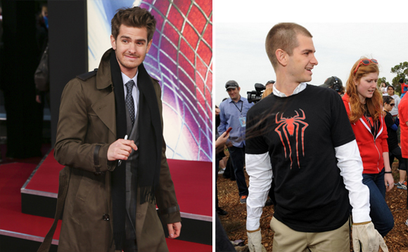 La nouvelle tête rasée d'Andrew Garfield