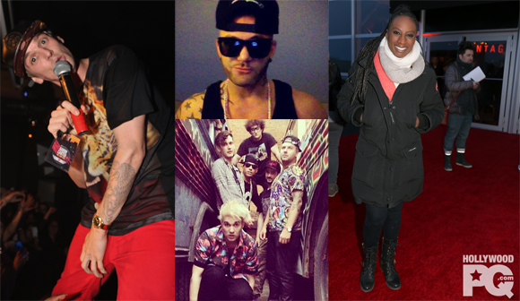 Aaron Carter, Down With Webster, Karl Wolf et Valérie Daure à l'événement Gravity à La Ronde