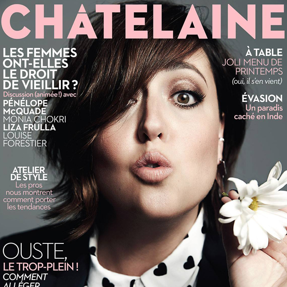 Ariane Moffatt sur la couverture du magazine Châtelaine
