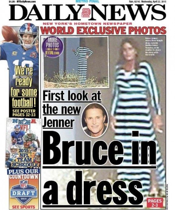 Bruce Jenner photographié en robe pour la première fois
