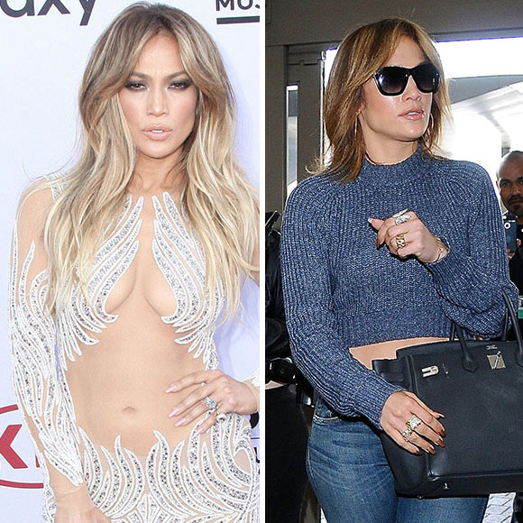 Jennifer Lopez a les cheveux courts et se fait attaquer à l'aéroport de Los Angeles
