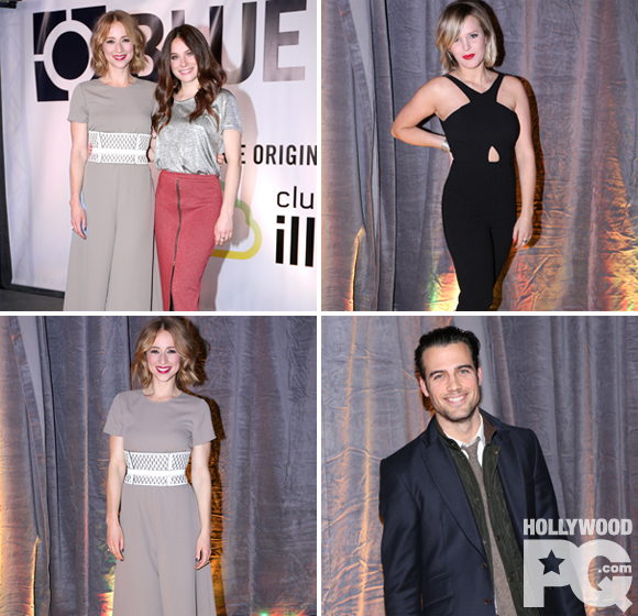 Tapis jaune de la Première VIP de Blue Moon avec Karine Vanasse et Caroline Dhavernas