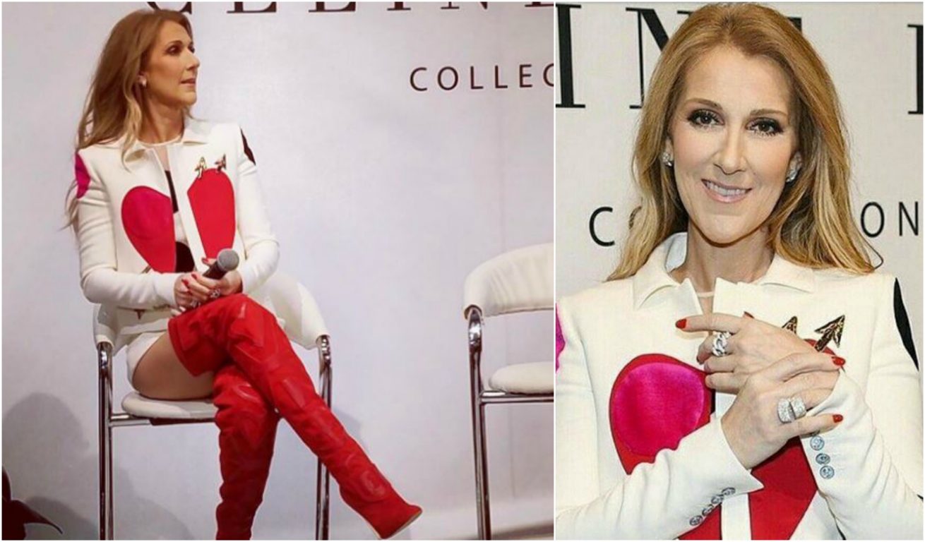 HOT or NOT – L'ensemble « reine de coeur » de Céline Dion au lancement de sa collection