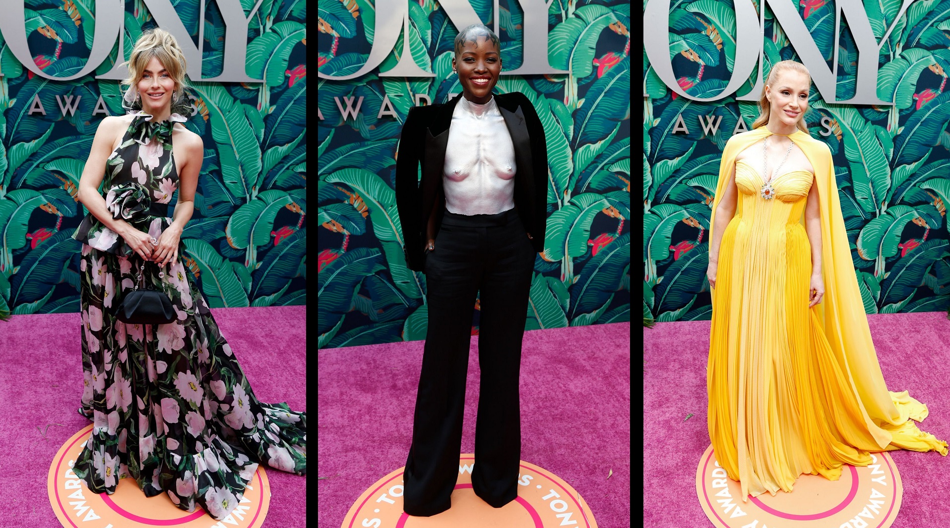 Julianne Hough, Lupita Nyong&amp;rsquo;o, Jessica Chastain et les stars des Tony Awards