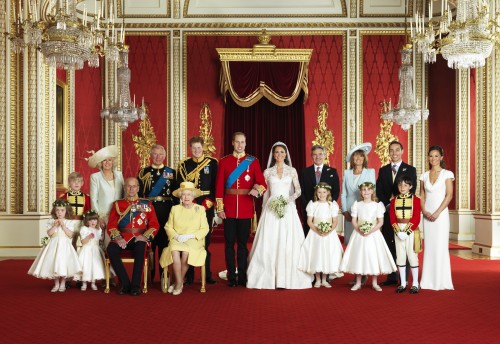 La photo officielle du mariage du prince William et de Kate Middleton
