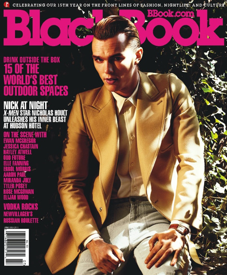 Le mec du jour: Nicolas Hoult pour le magazine BlackBook