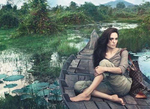 Angelina Jolie prête ses traits à Louis Vuitton