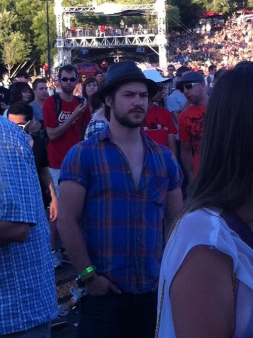 Spotted: le HOT Marc-André Grondin à Osheaga