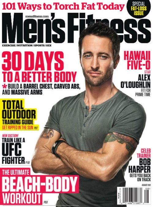 Le mec du jour: Alex O'Loughlin pour le Men's Fitness