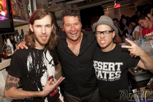 Spotted: Nick et Dave de The New Cities au Radio Lounge!