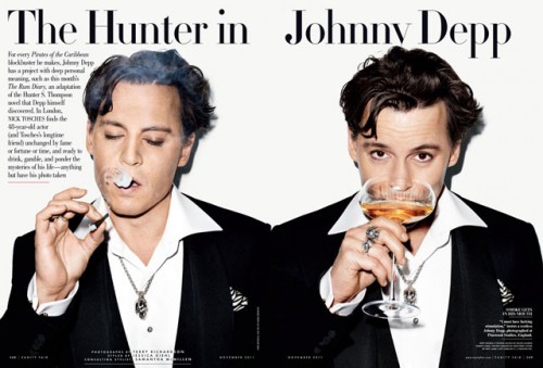 Hot or Not?: Johnny Depp dans le Vanity Fair de novembre