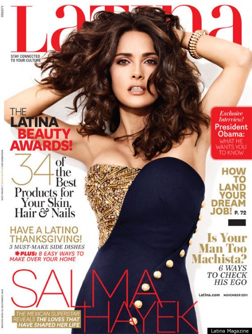 Hot or not: Salma Hayek à la une du magazine Latina