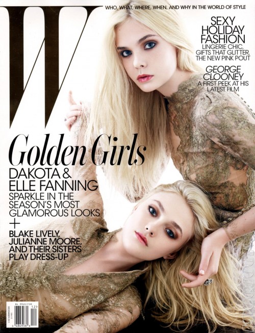 Photoshoot:Elle et Dakota Fanning pour le W Mag