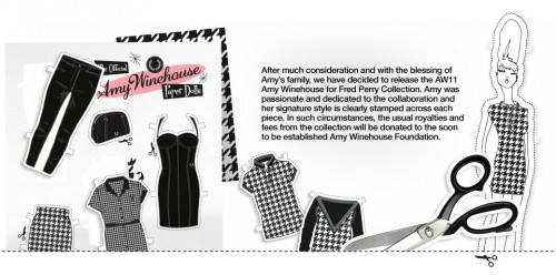 Fred Perry lance la collection « Paper Dolls » d'Amy Winehouse