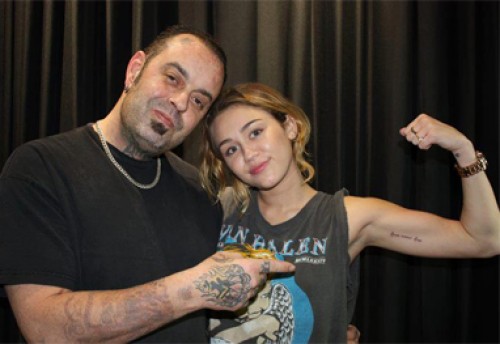 Le nouveau tatouage de Miley Cyrus