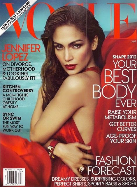Jennifer Lopez sur le Vogue 