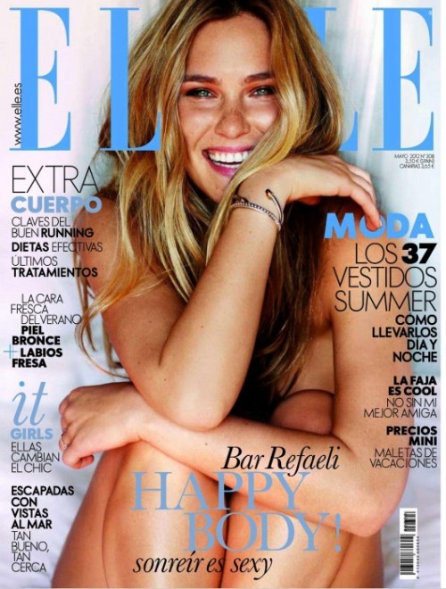 Bar Refaeli nue pour le Elle Espana