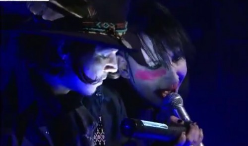 Johnny Depp et Marilyn Manson ensemble sur scène