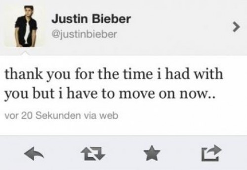 Possible rupture entre Justin Bieber et Selena Gomez - Tweet d'espoir