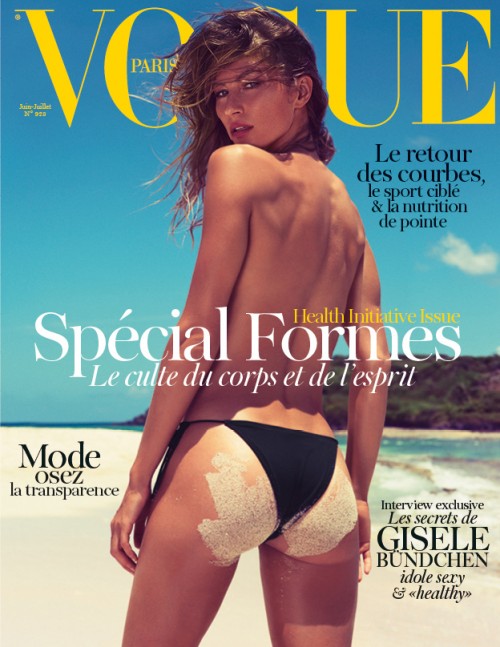 Gisele Bundchen pour Vogue Paris