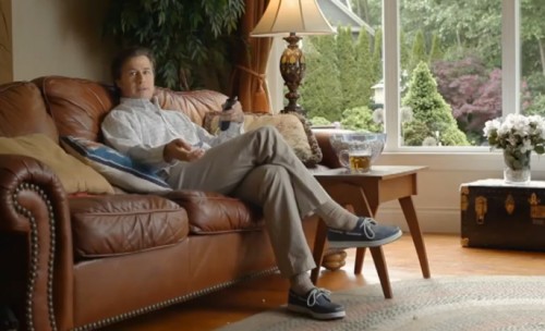 Doug Pitt dans une pub de Virgin Mobile