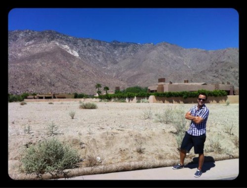 Occupation Double en Californie - Sébastien Benoit est arrivé à Palm Springs