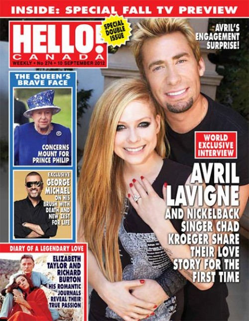La bague de 14 carats de fiançailles d'Avril Lavigne