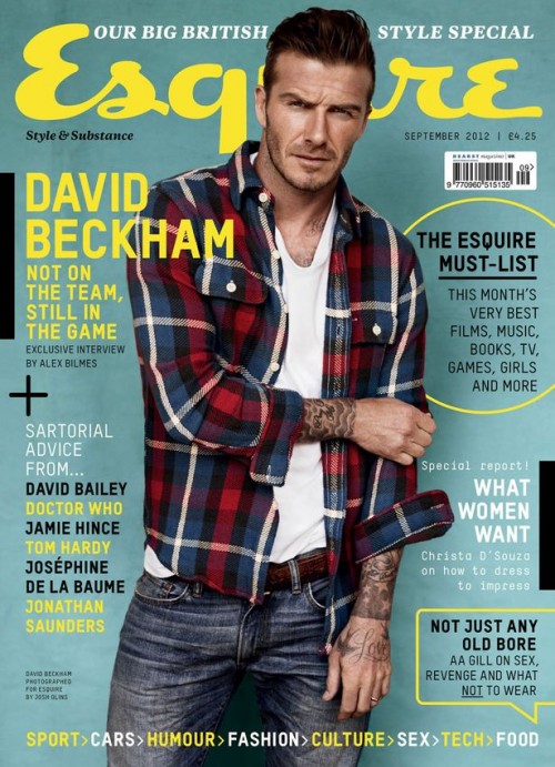 David Beckham sur le cover du magazine Esquire - HOT or NOT
