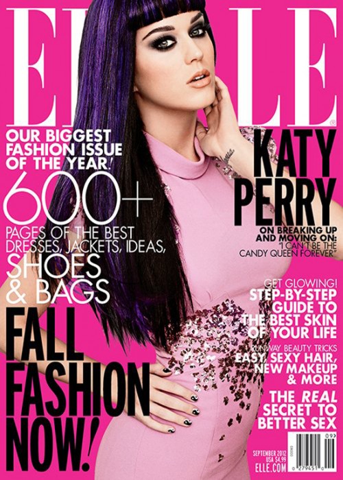 Katy Perry sur le cover du Elle