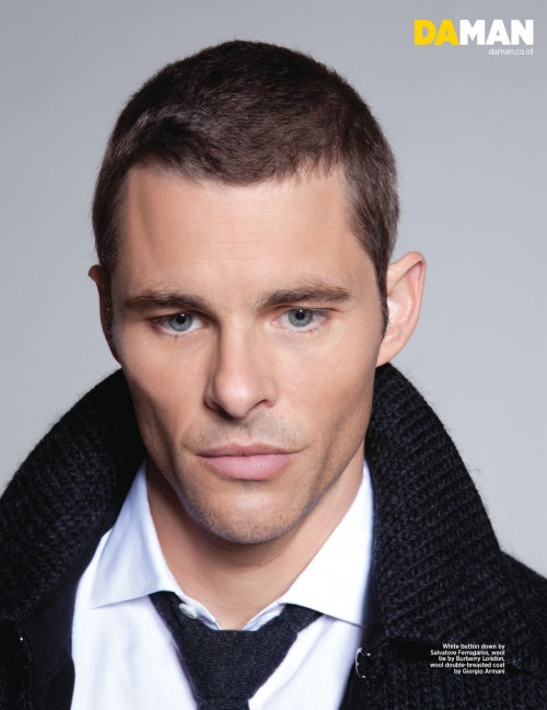 James Marsden sur le cover a Da Man 