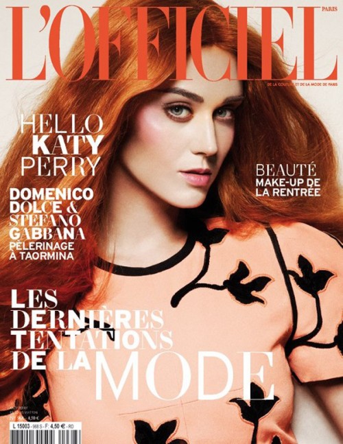 Katy Perry en rousse pour L'Officiel - Hot or Not