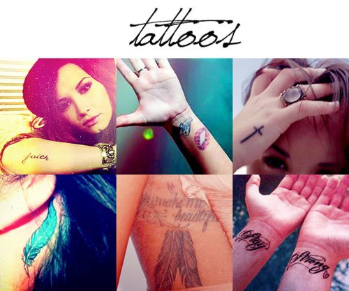 Demi Lovato regrette ses tatouages