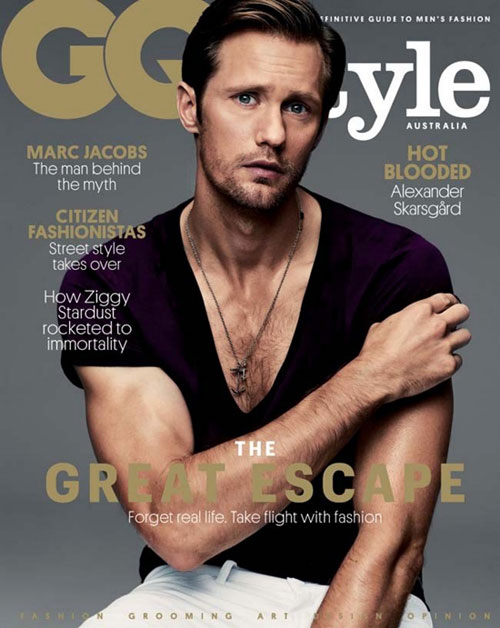 Alexander Skarsgard sur le cover du GQ Style Australia - HOT or NOT