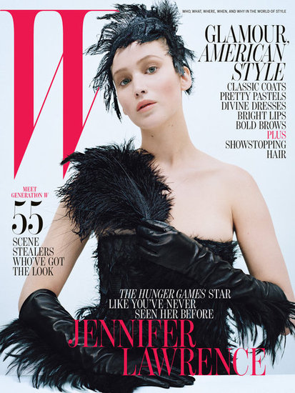 Jennifer Lawrence sur le cover du W - HOT or NOT