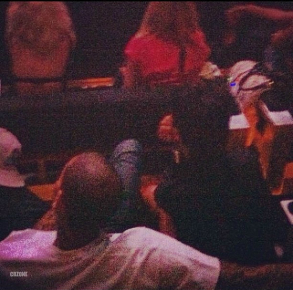 Rihanna et Chris Brown ensemble au concert de Jay-Z