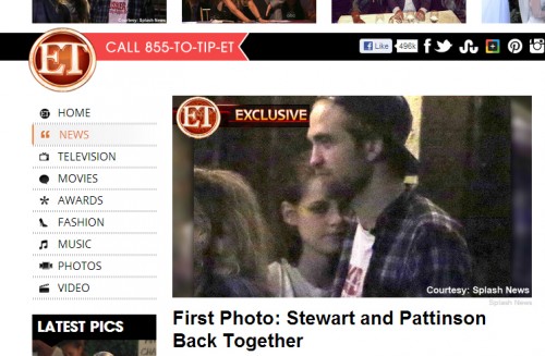Robert Pattinson et Kristen Stewart se font photographier ensemble pour la première fois depuis leur rupture