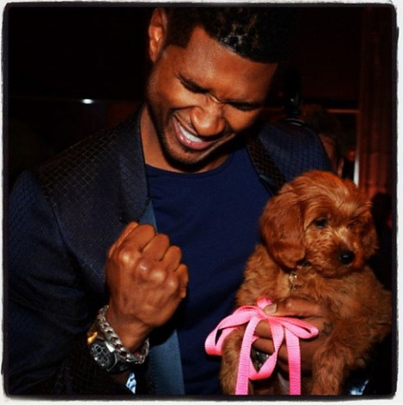 Usher achète un chien à 12 000 dollars