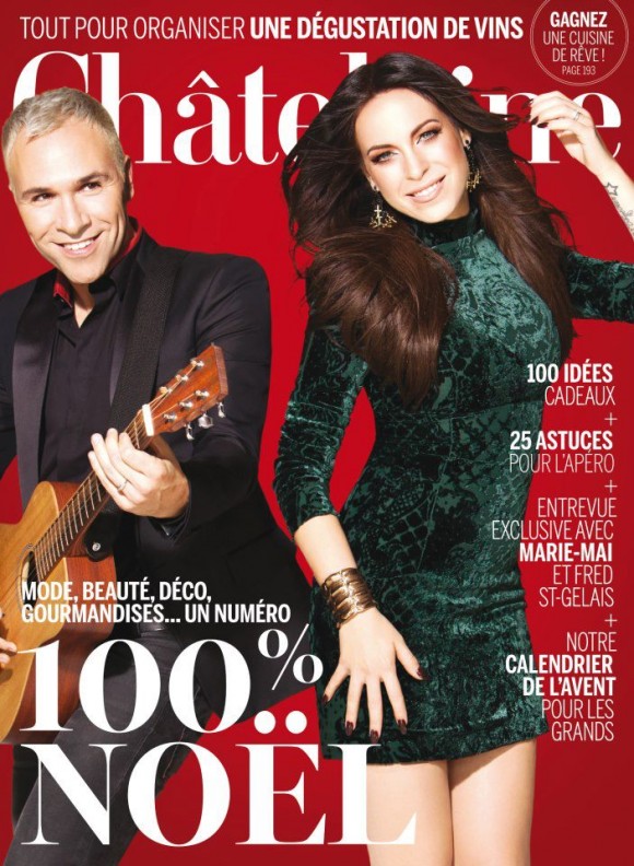 Marie-Mai et Fred St-Gelais sur le cover du Châtelaine 