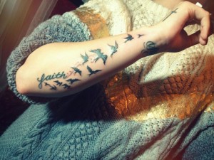 Demi Lovato tatouage