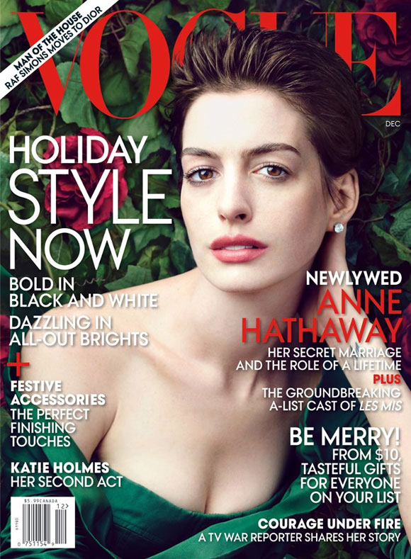 Anne Hathaway sur le cover du Vogue Magazine - HOT or NOT