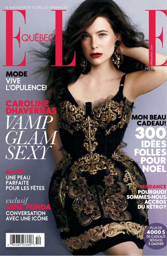 Caroline Dhavernas est SUPERBE sur le cover du Elle Québec